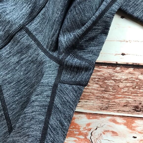 Athleta high rise mesh plie leggings heather gray‎ - Picture 6 of 7